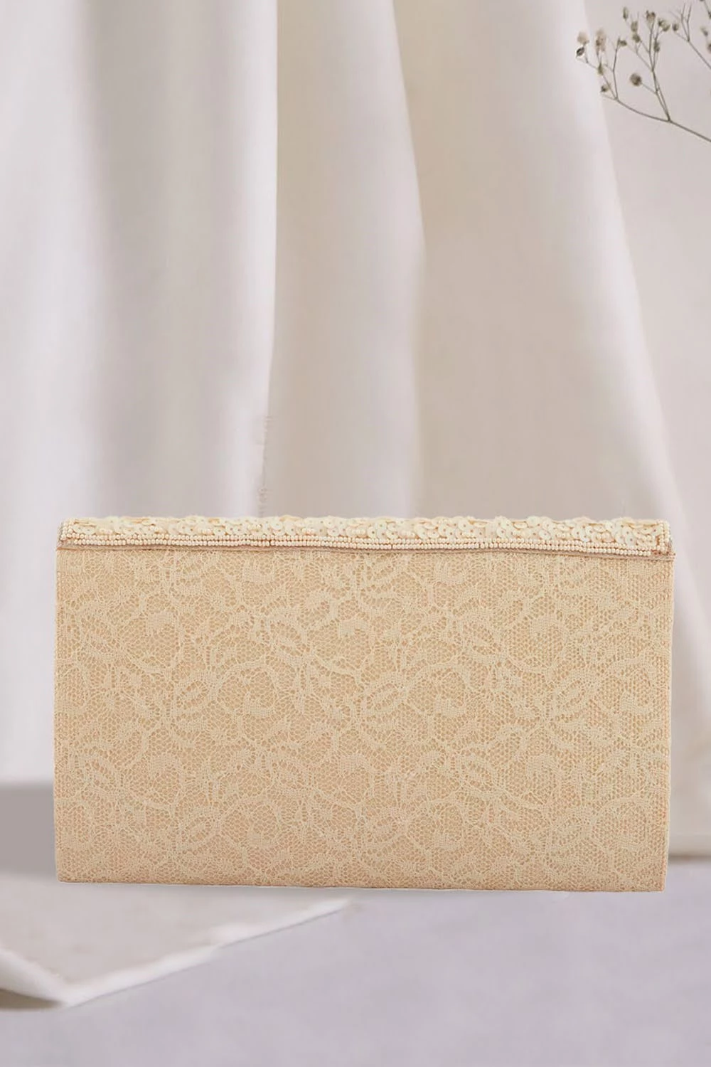 Era Collection Pearl Work Clutches, Cream-1.webp